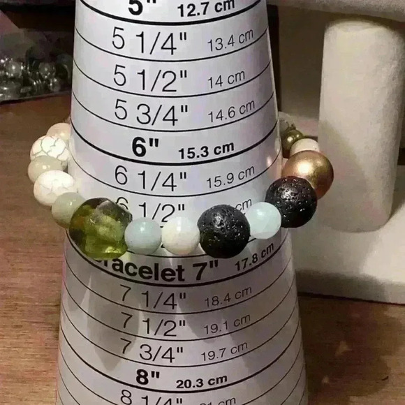 Muti Colored Stone Bracelet - Picture 3 of 4